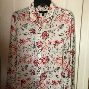 Banana Republic Floral blouse